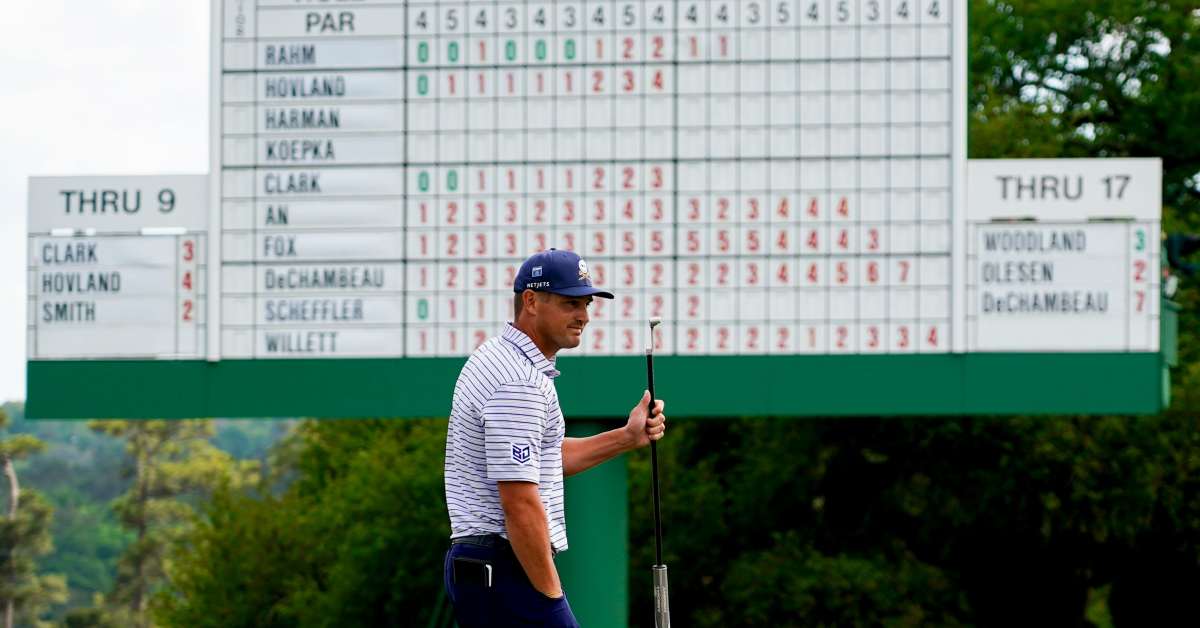 The Masters 2024: Bryson DeChambeau Goes Low, Leads Day 1 With Just ...