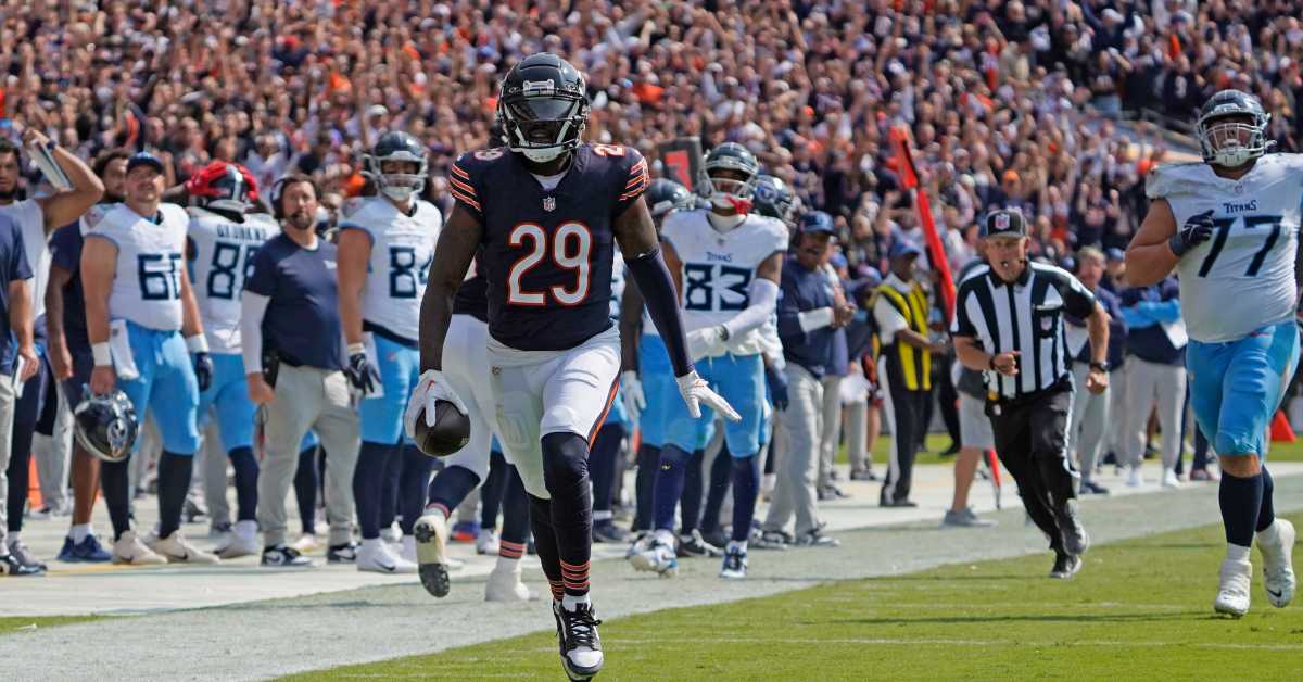 Chicago Bears CB Tyrique Stevenson Wins NFC Defensive Player Of The ...