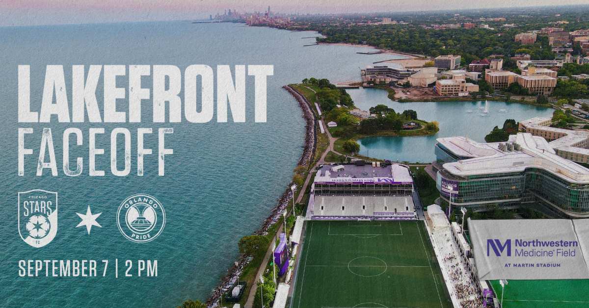 Chicago Stars FC vs Orlando Pride Will Be Played at Martin Stadium in Evanston on September 7