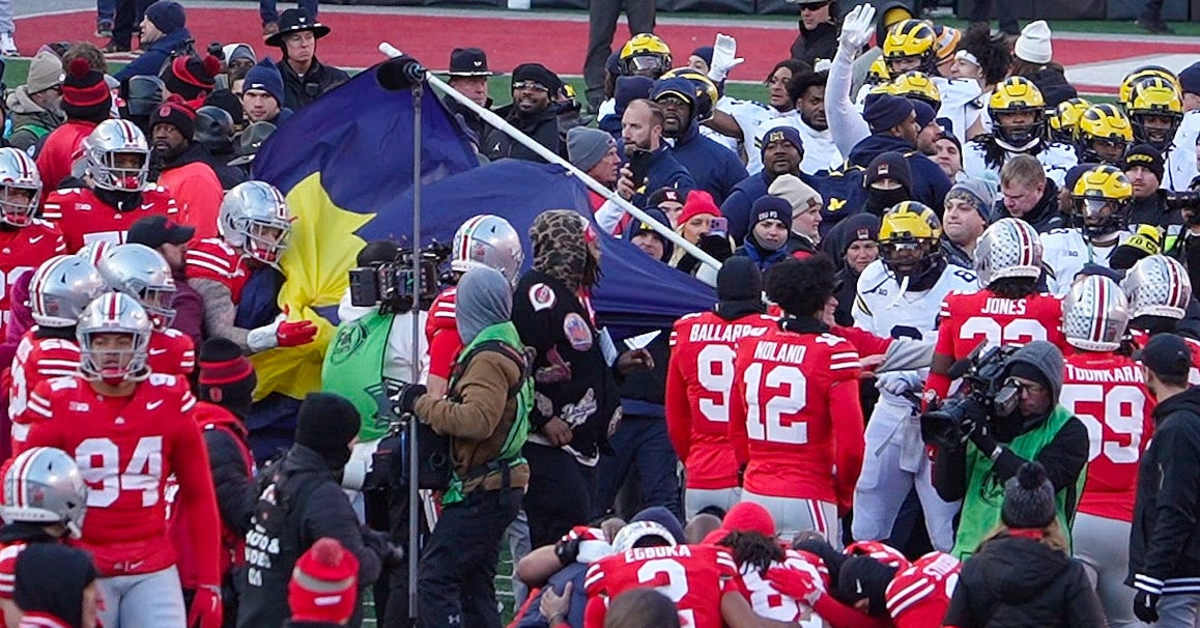 Michigan Triumph Ends in Brawl vs Ohio State On Tap Sports Net