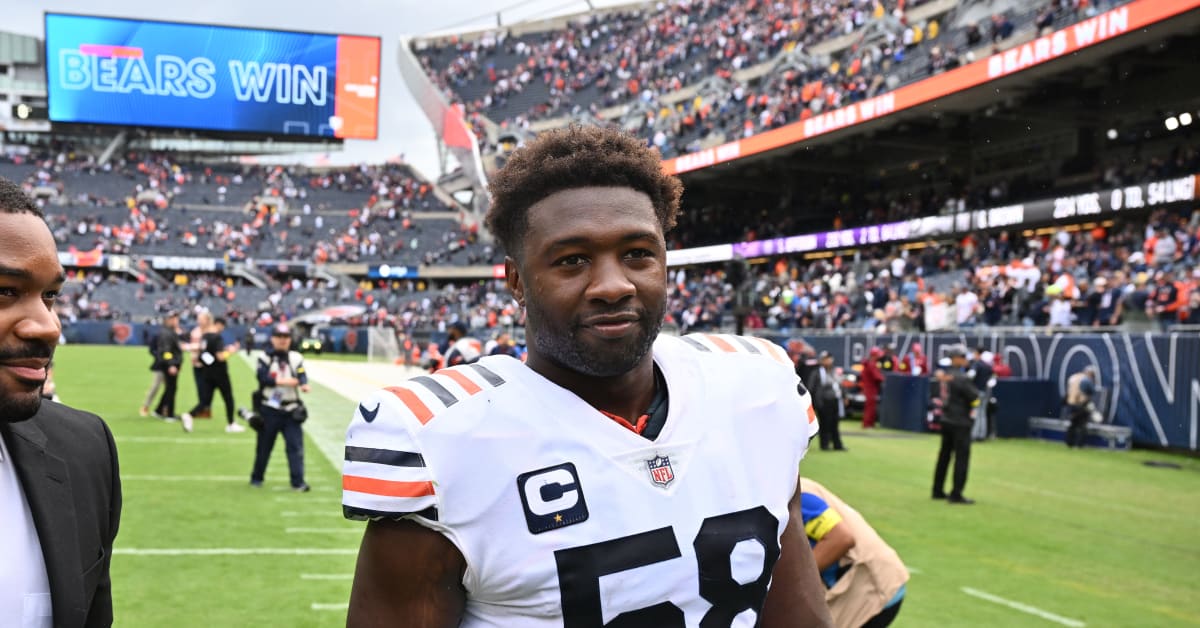 Roquan Smith writes heartfelt thank you letter to Bears fans