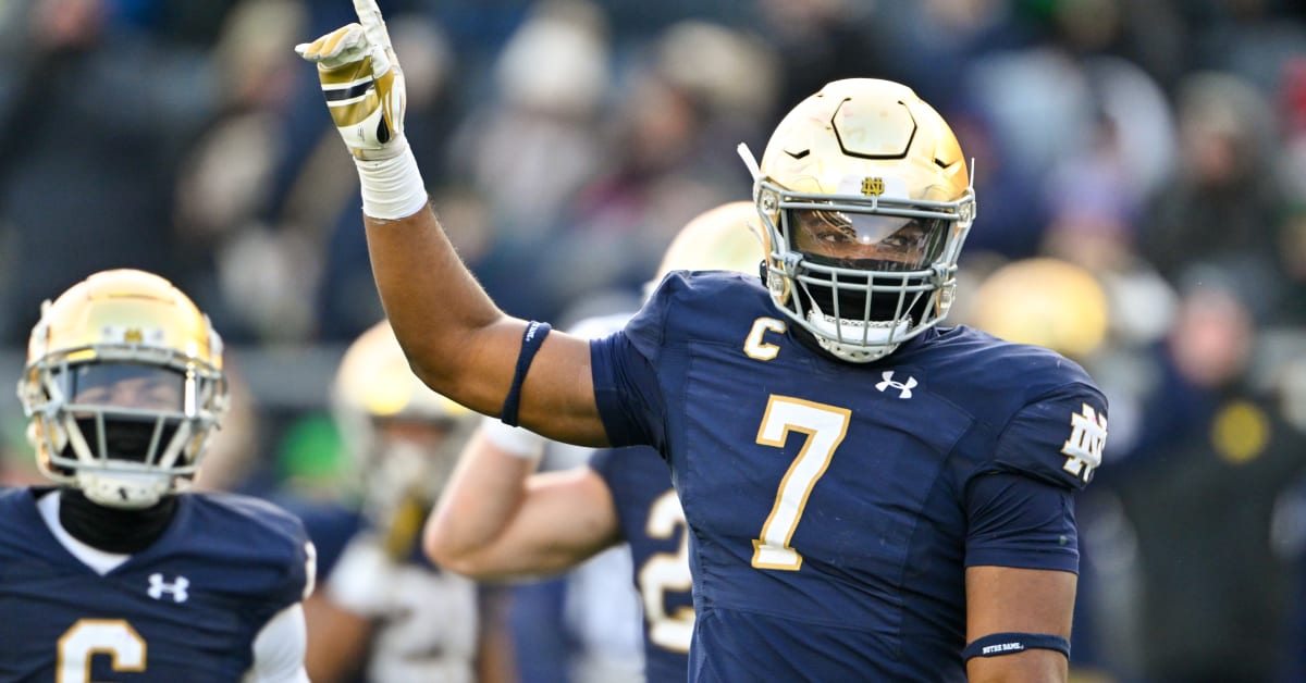 Notre Dame DL Isaiah Foskey to Enter 2023 NFL Draft, Skip Gator Bowl On Tap Sports Net