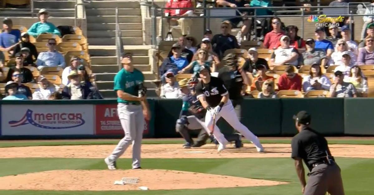 WATCH: Jake Burger Launches Mammoth Home Run, His 2nd Of White Sox ...