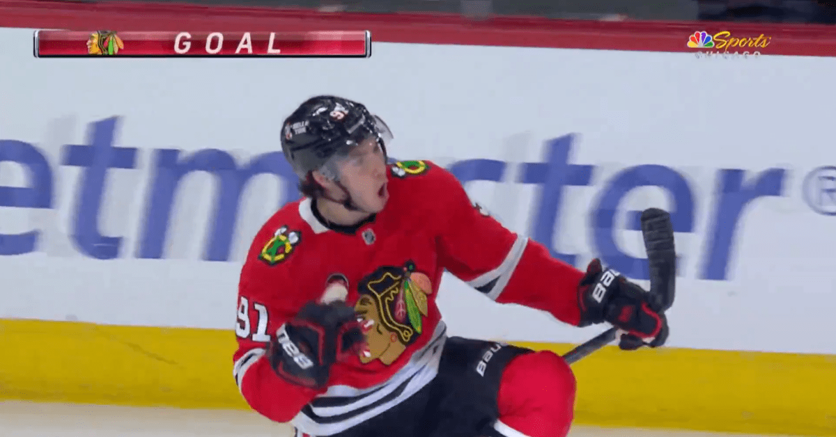 WATCH: Chicago Blackhawks' Frank Nazar Scores On First Shot In NHL ...