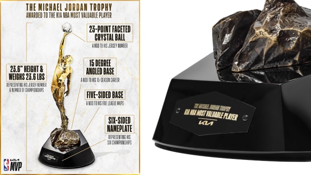 Details about the new Michael Jordan NBA MVP Trophy