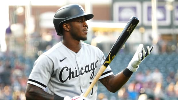 Jul 26, 2022; Denver, Colorado, USA; Chicago White Sox shortstop Tim Anderson (7) during the first inning against the against the Colorado Rockies at Coors Field.