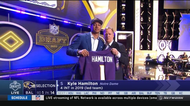 Kyle Hamilton NFL Draft Baltimore Ravens Notre Dame