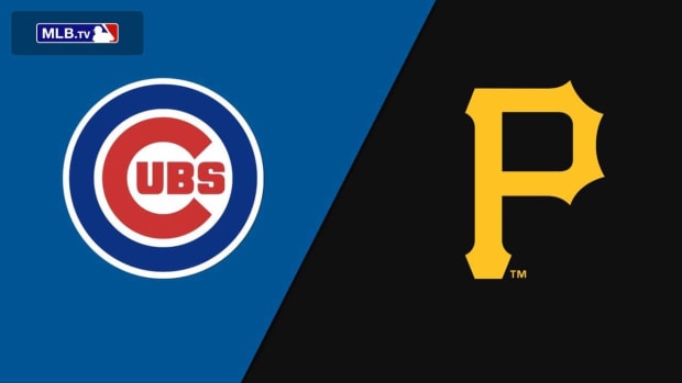 Chicago Cubs and Pittsburgh Pirates logos side-by-side