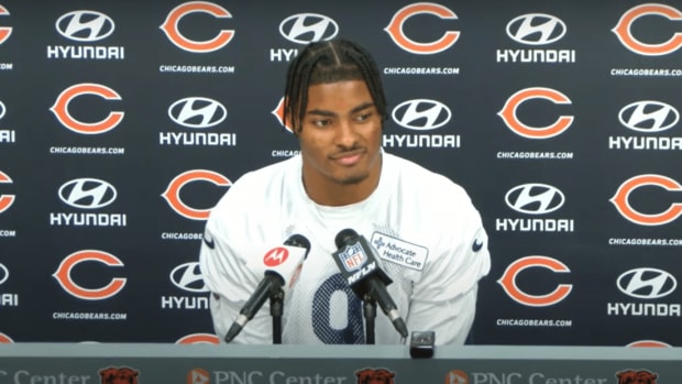 Jaquan Brisker Chicago Bears Safety NFL Draft press conference