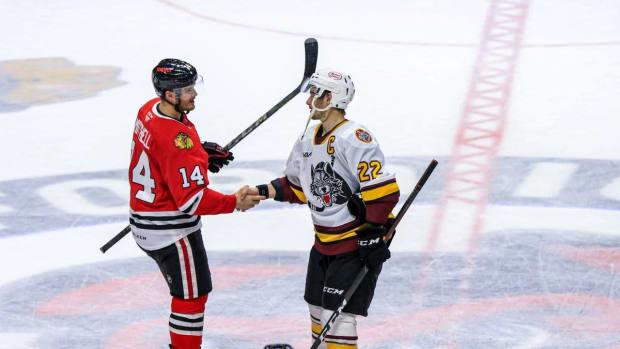 Rockford IceHogs Chicago Wolves AHL Playoffs