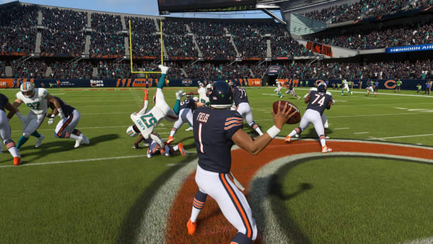 Justin Fields Madden 23 Rating Chicago Bears QB