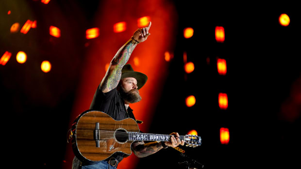 The Zac Brown Band performs during CMA Fest at Nissan Stadium Thursday, June 9, 2022 in Nashville, Tennessee.