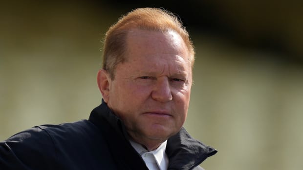 Jun 4, 2022; Los Angeles, California, USA; Sports agent Scott Boras attends a game between the Los Angeles Dodgers and the New York Mets at Dodger Stadium.