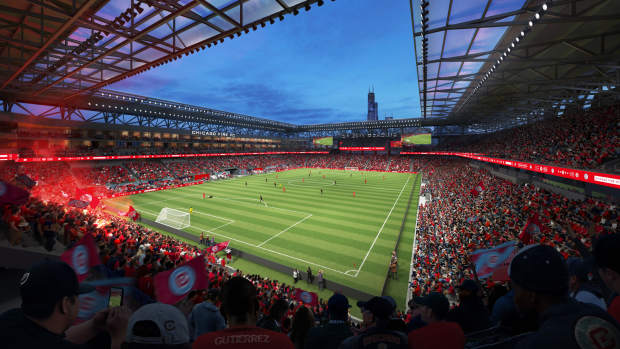 Chicago Fire stadium rendering. Mandatory Credit: Chicago Fire FC
