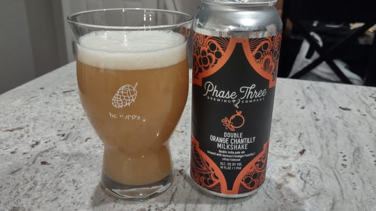 Beer Review: Phase Three - Double Orange Chantilly Milkshake