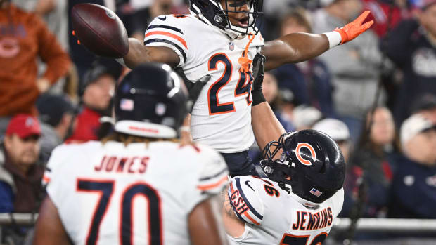 Why are the Chicago Bears not starting Teven Jenkins?