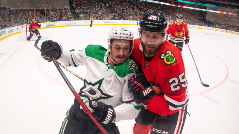 Blackhawks' Jarred Tinordi to Miss Significant Time After Facial Surgery