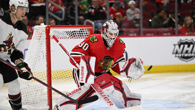 Jaxson Stauber Makes Blackhawks History In 4-3 OT Win Vs. Coyotes - On ...