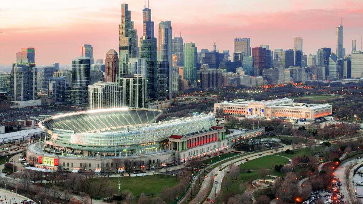 New Era and New Home for the #chicagobears. #espnchicago #nfl 