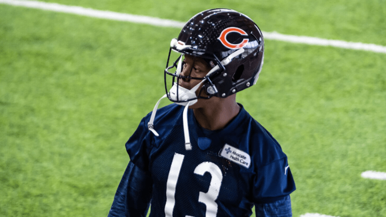 Byron Pringle In Walking Boot After Bears Victory Over Texans