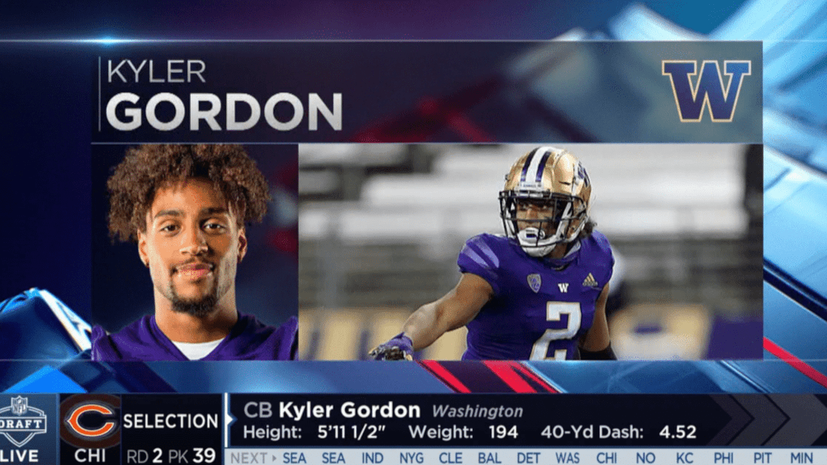 Bears Select CB Kyler Gordon With 39th Pick In 2022 NFL Draft - On Tap  Sports Net