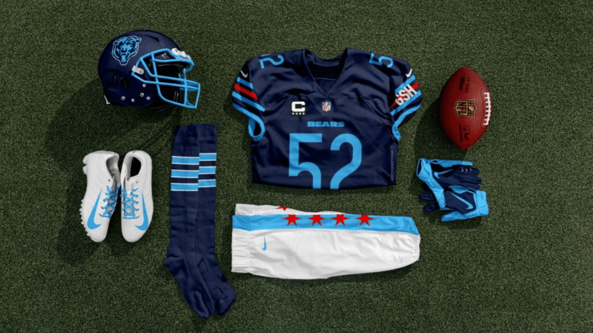 Chicago bears best sale uniforms 2020