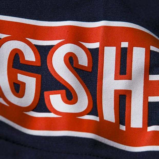 Chicago Bears GSH logo on jersey sleeve