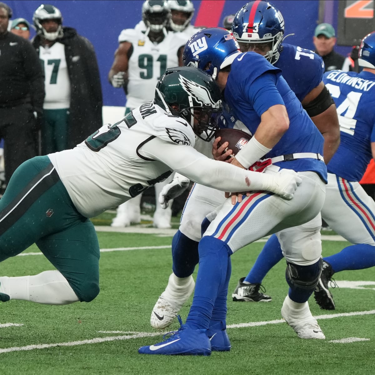 Eagles vs. Giants Player Props, Marcus Johnson, Divisional Round