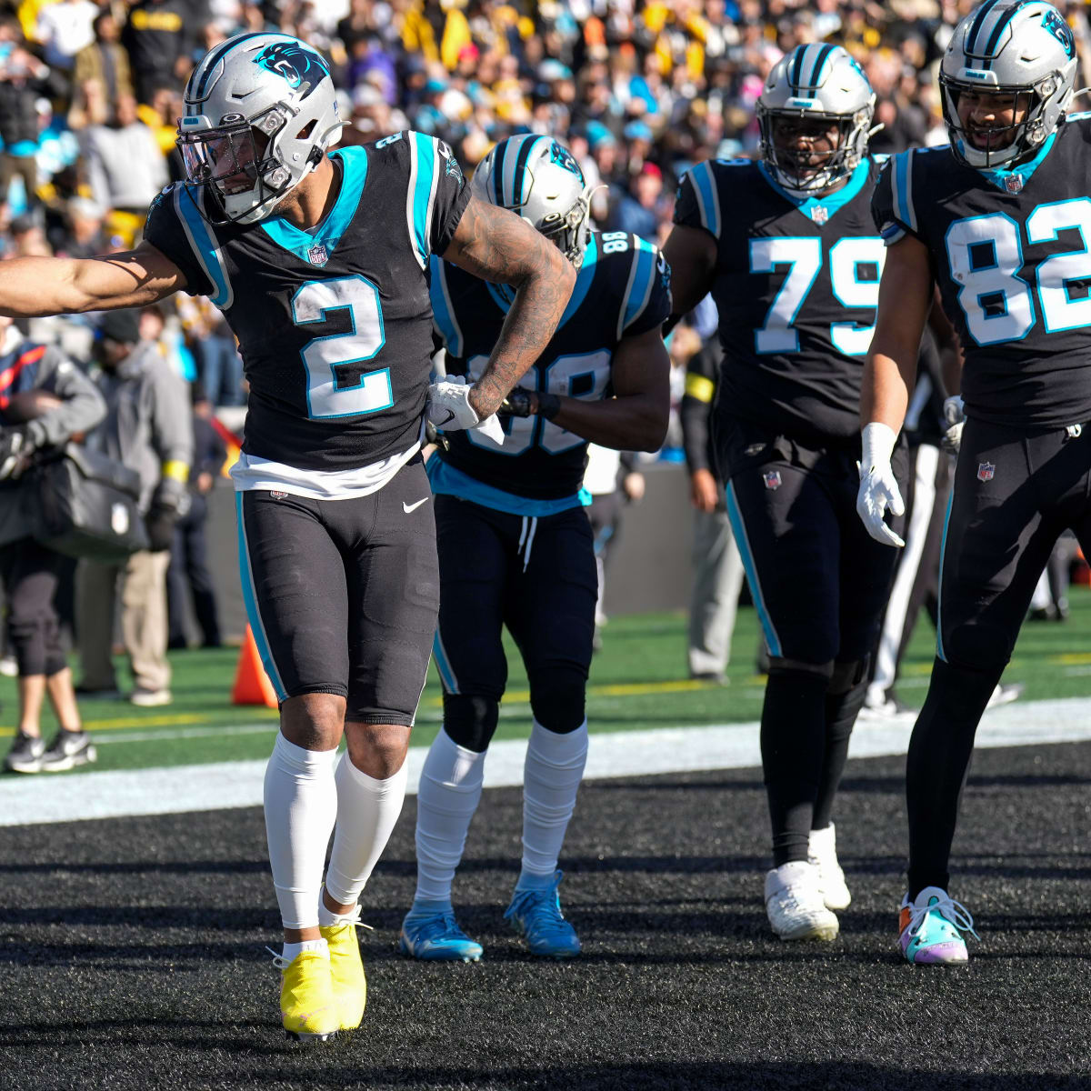 D.J. Moore to wear No. 12 with Carolina Panthers