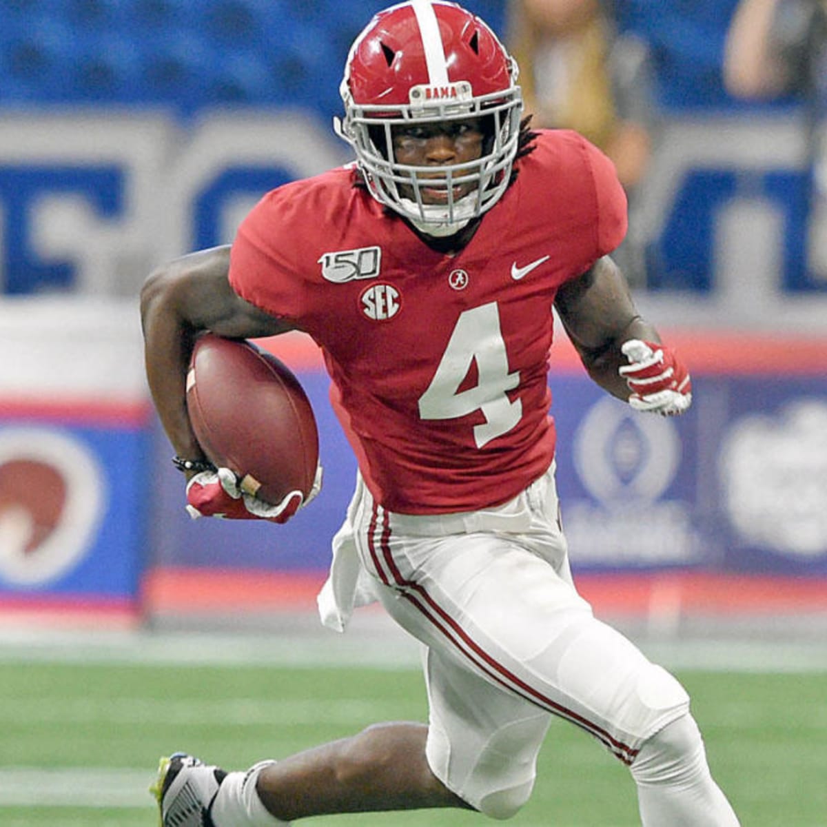 Jerry Jeudy Alabama Jersey, White Jerry Jeudy Alabama Jersey