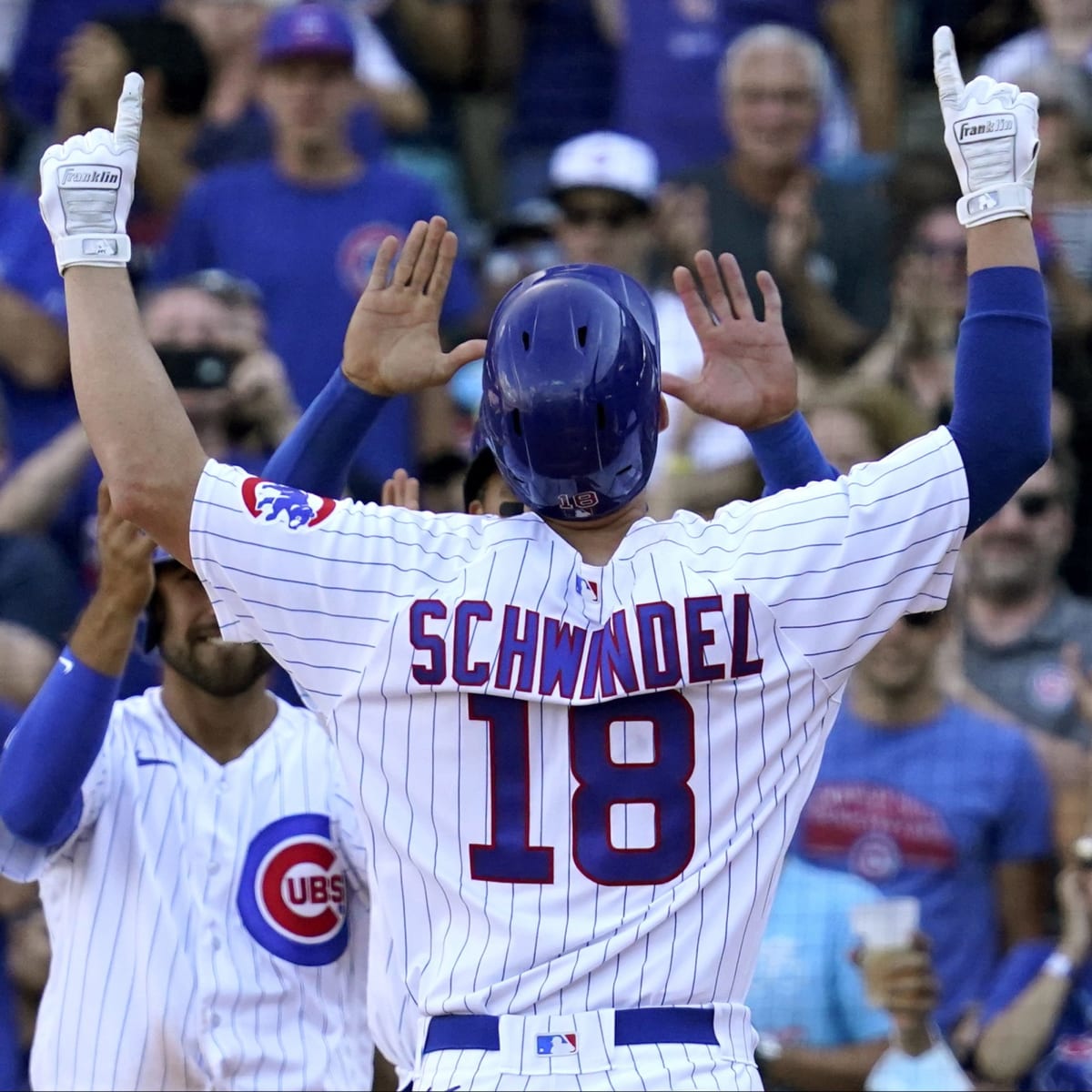 DOM on X: frank schwindel at murphy's after the 21-0 cubs win