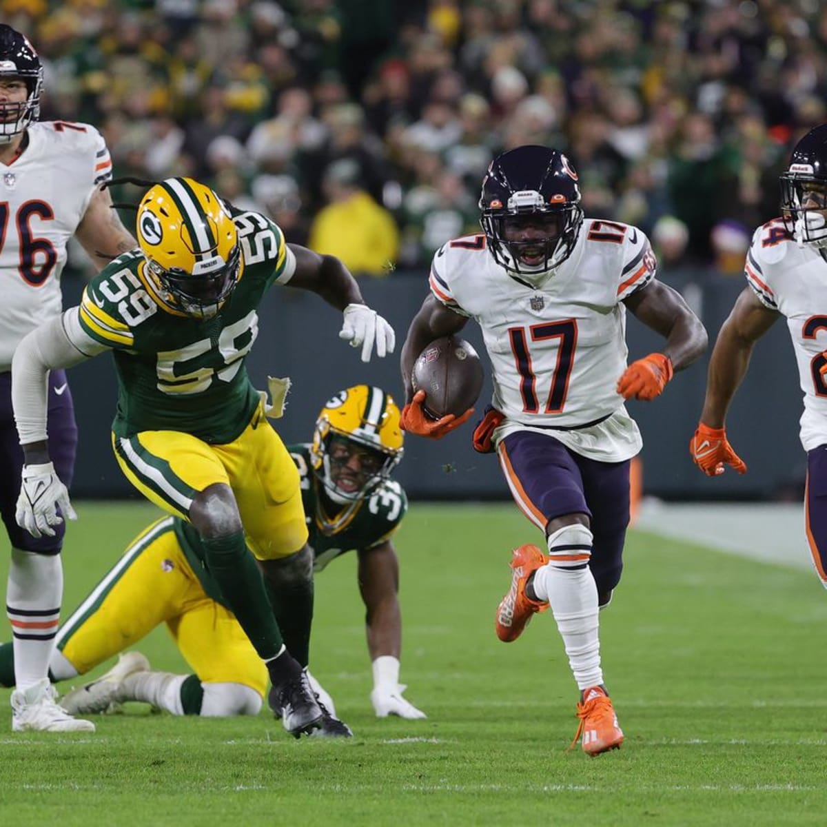 Jakeem Grant Sets Bears Record for Longest Punt Return TD - On Tap Sports  Net