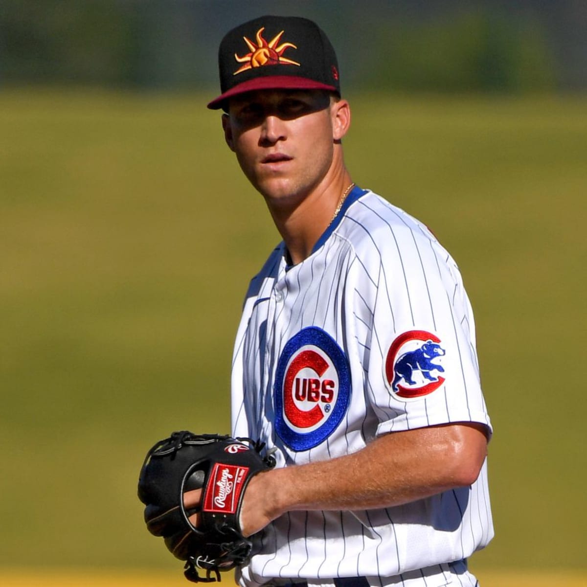 Iowa Cubs pitcher Caleb Kilian came over in the Kris Bryant trade