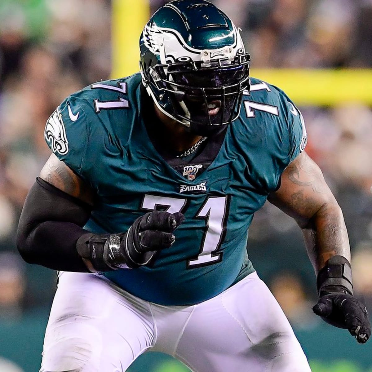 Chicago Bears offensive tackle Jason Peters (71) watches against the  Detroit Lions during an NFL football game in Detroit, Thursday, Nov. 25,  2021. (AP Photo/Paul Sancya Stock Photo - Alamy