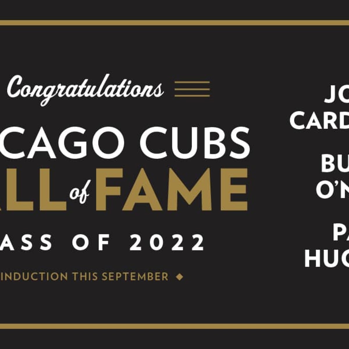 Cubs Hall of Fame