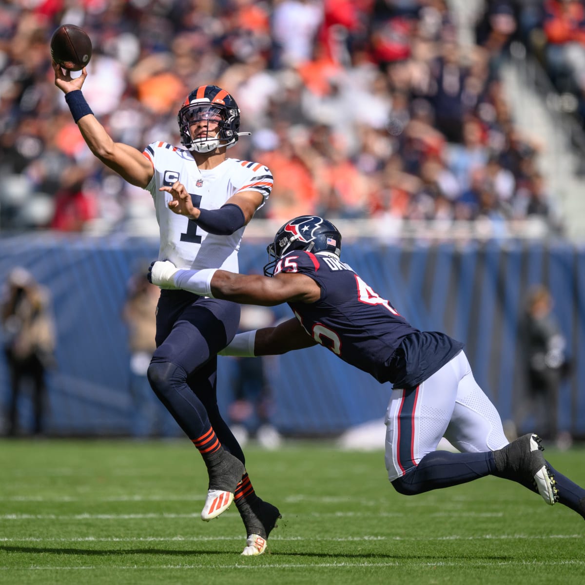 Bears QB Justin Fields after win vs. Texans: 'I played like trash'