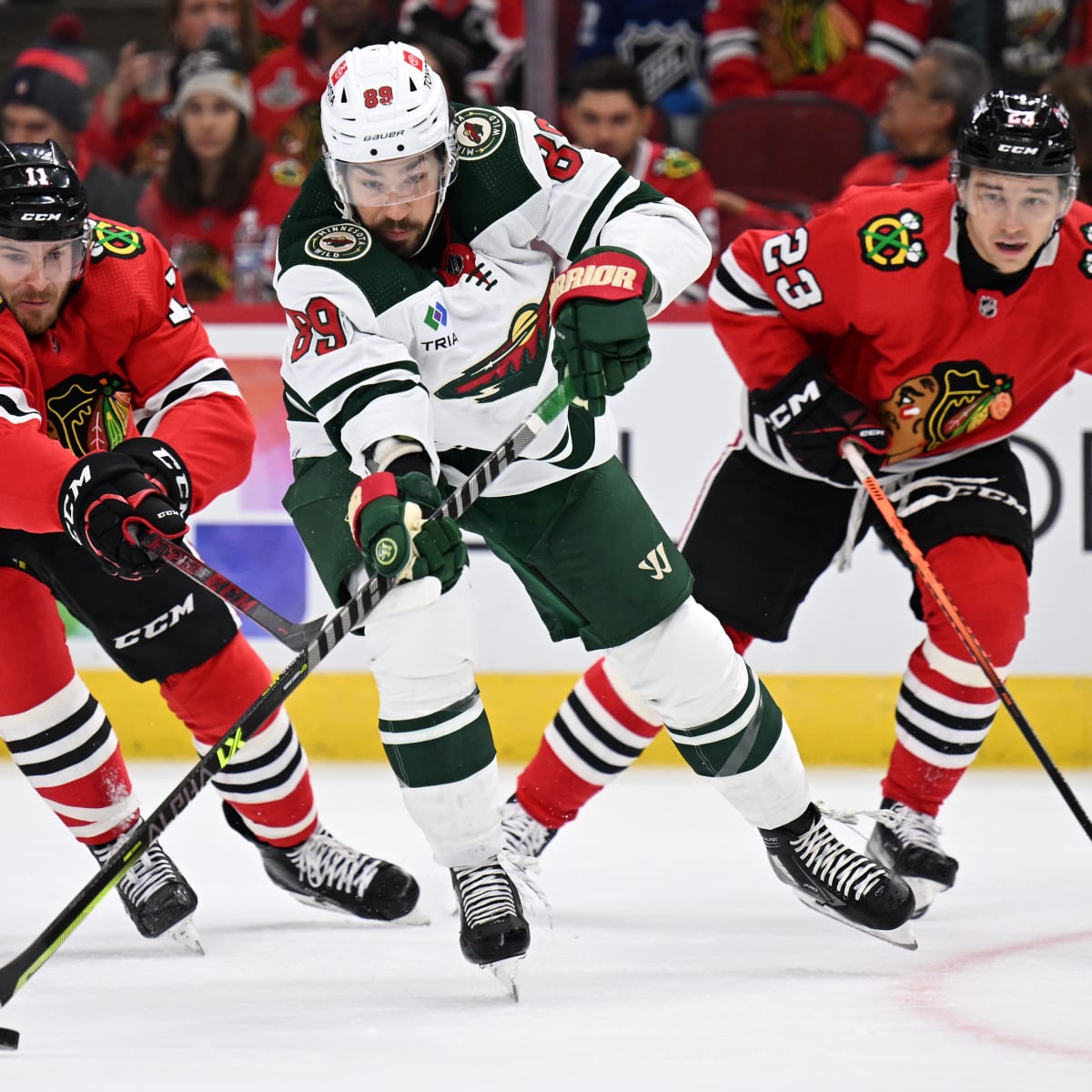 Chicago Blackhawks lose to Minnesota Wild 4-3 in overtime