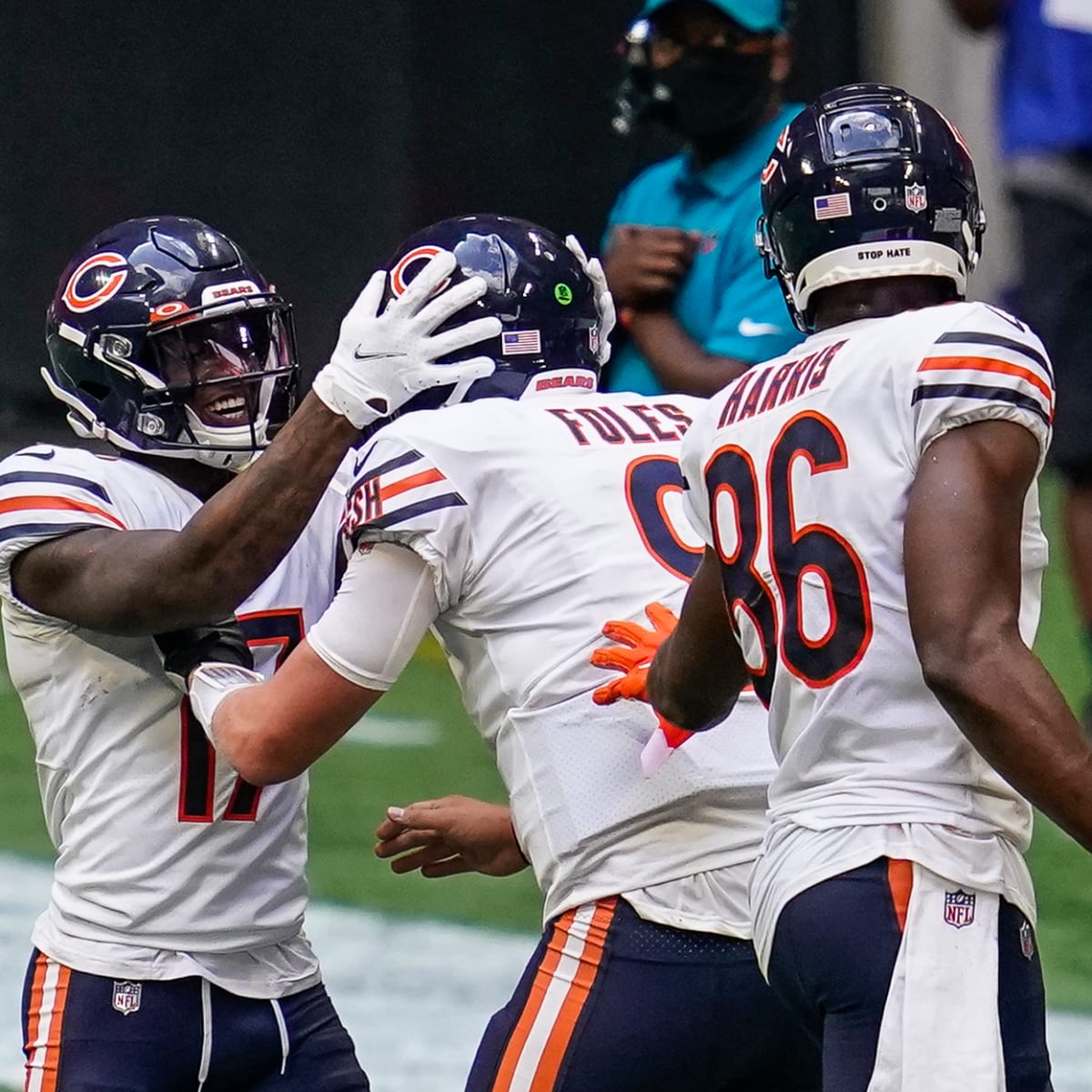 Bears roar past Falcons, earn first playoff win since '08