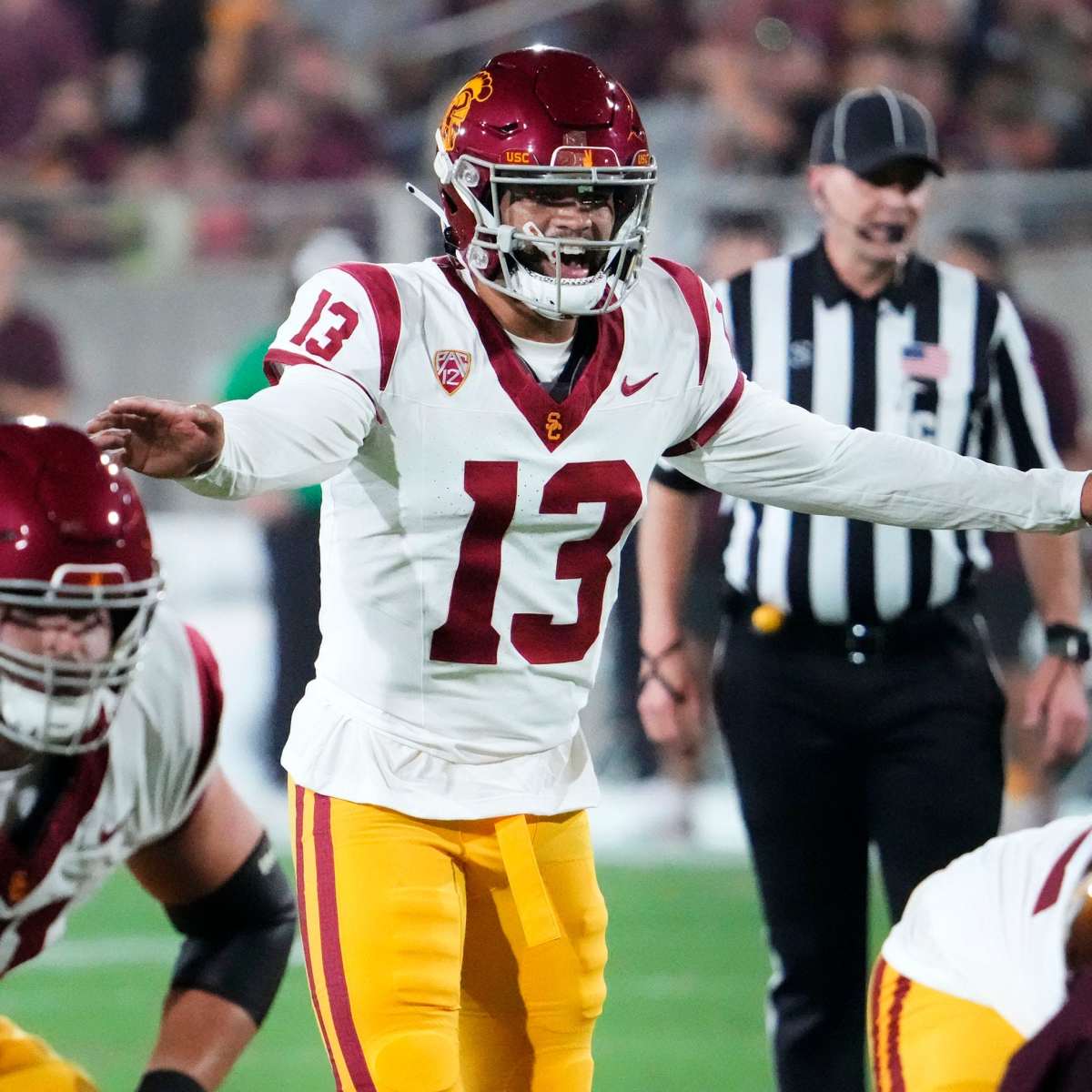 Caleb Williams height: USC QB's weight, hand size, 40 time, & more to know  ahead of 2024 NFL Draft
