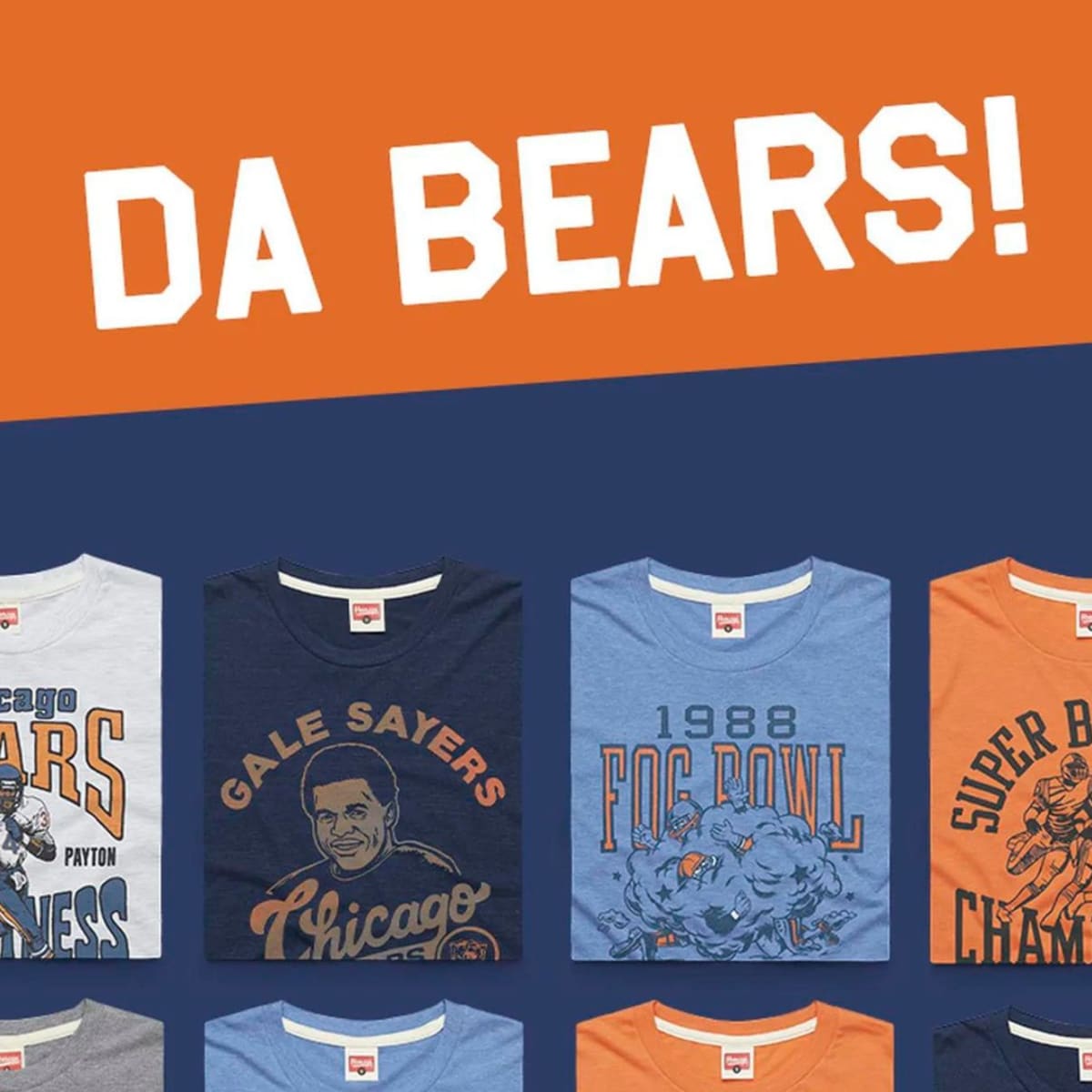 Gear up for Chicago Bears season with Homage: Vintage shirts