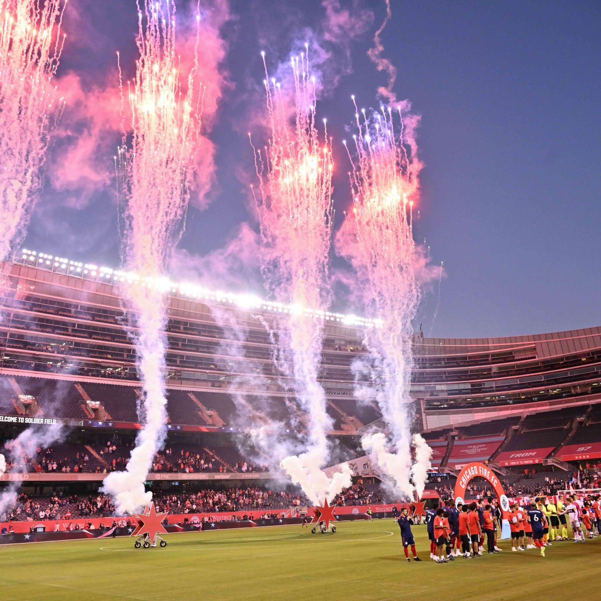 Chicago Fire FC on X: 📍 @SoldierField 🆚 NYRB ⏰ 7:30 PM CT 🎟️   📺    / X