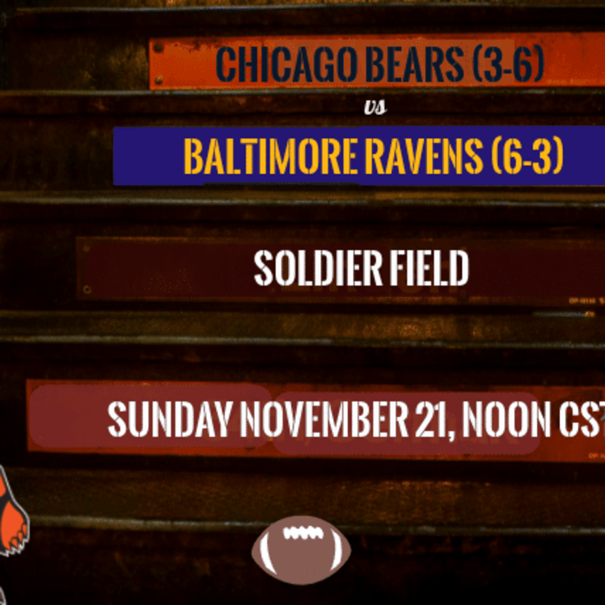 chicago bears vs ravens