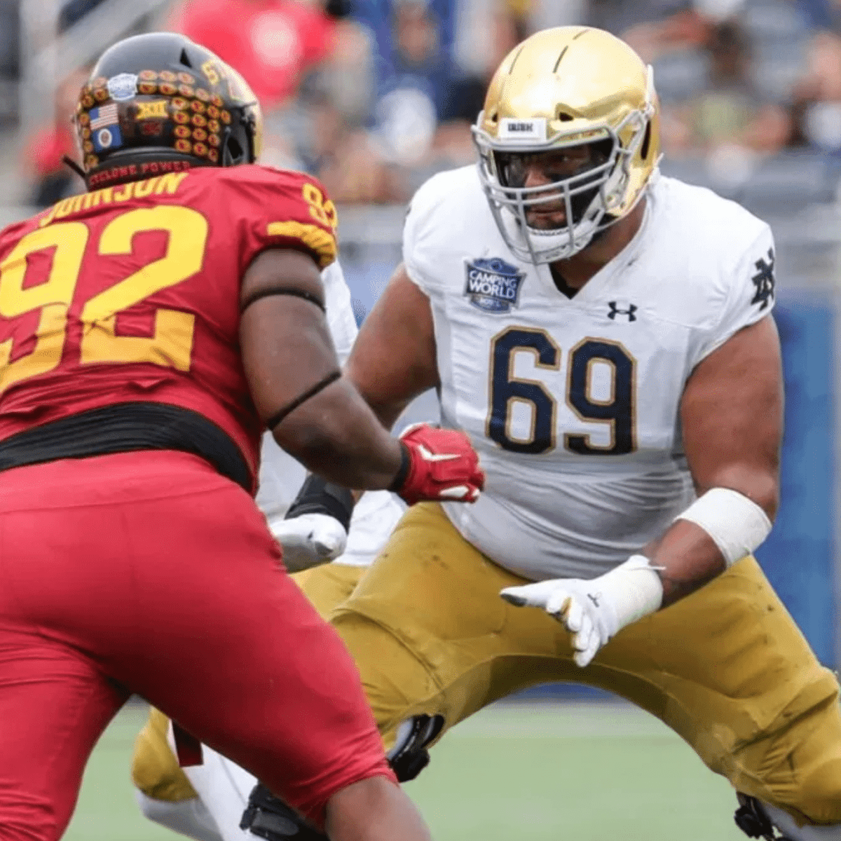 NFL draft picks: 49ers' Aaron Banks comes with question marks