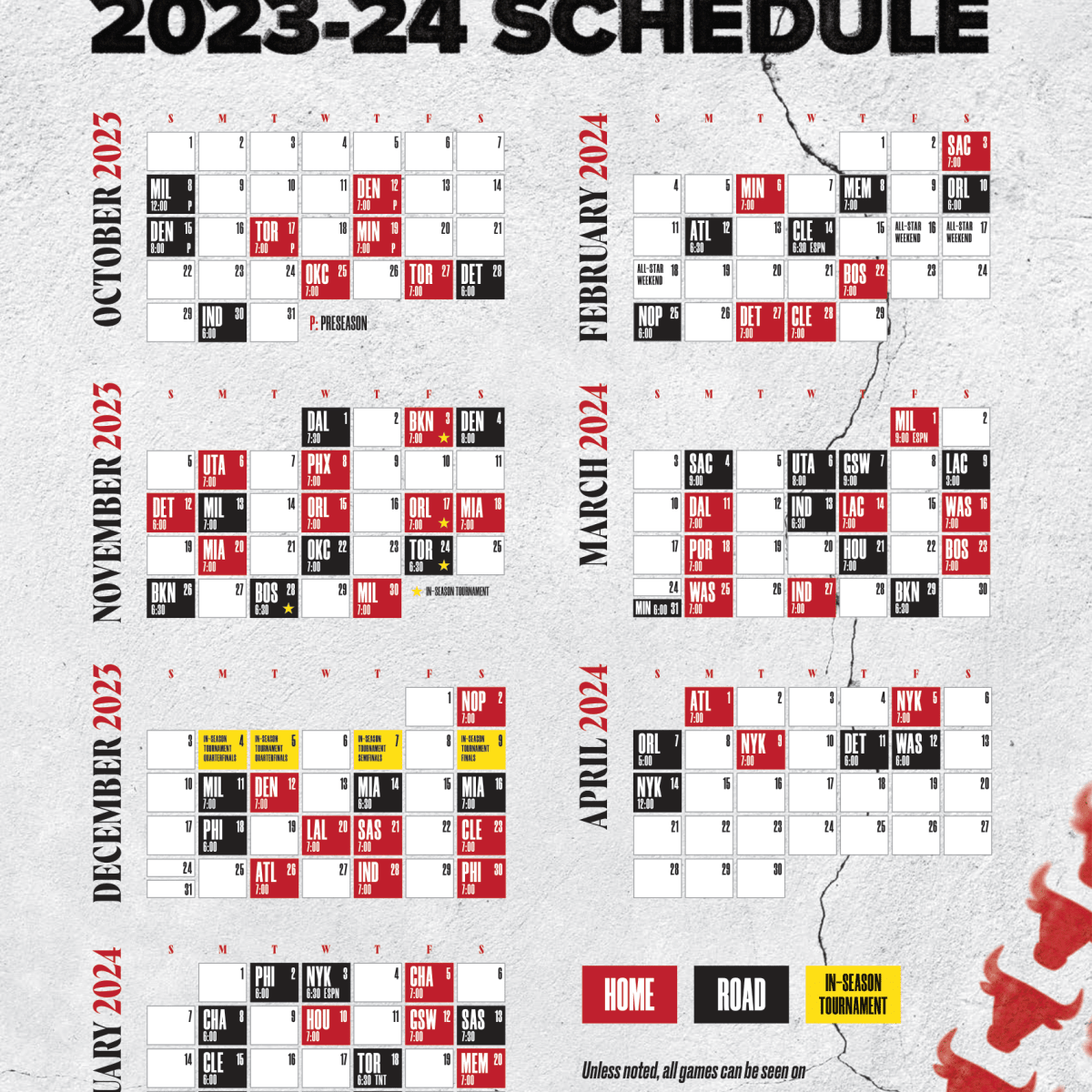 Printable 2023-2024 Washington Commanders Schedule