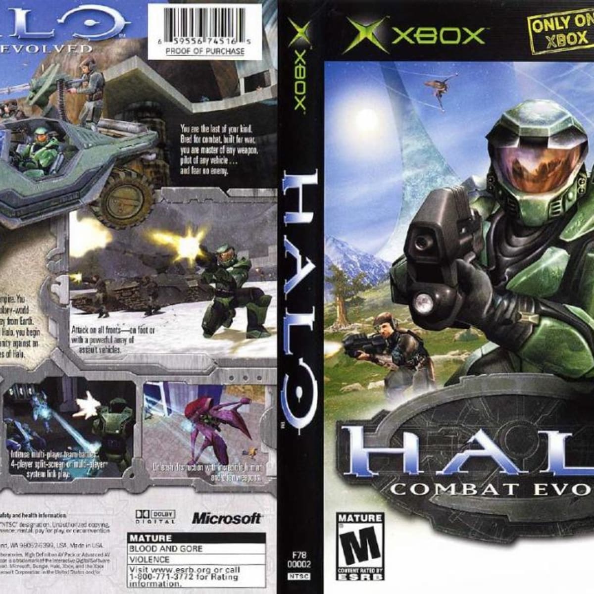 Halo combat on sale evolved xbox original