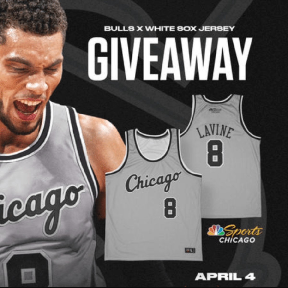 Chicago Bulls to give away White Sox themed basketball jersey on