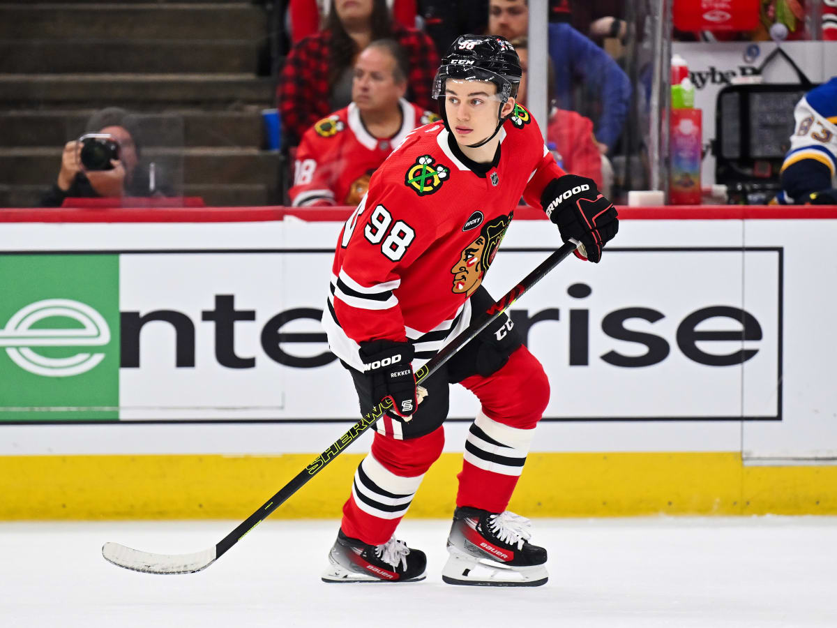 Connor Bedard skates in his first NHL exhibition game with the Chicago  Blackhawks