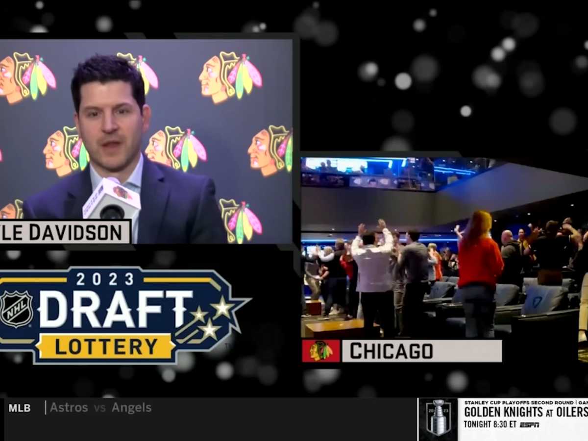 ESPN - The Chicago Blackhawks win the No. 1 pick in the NHL draft