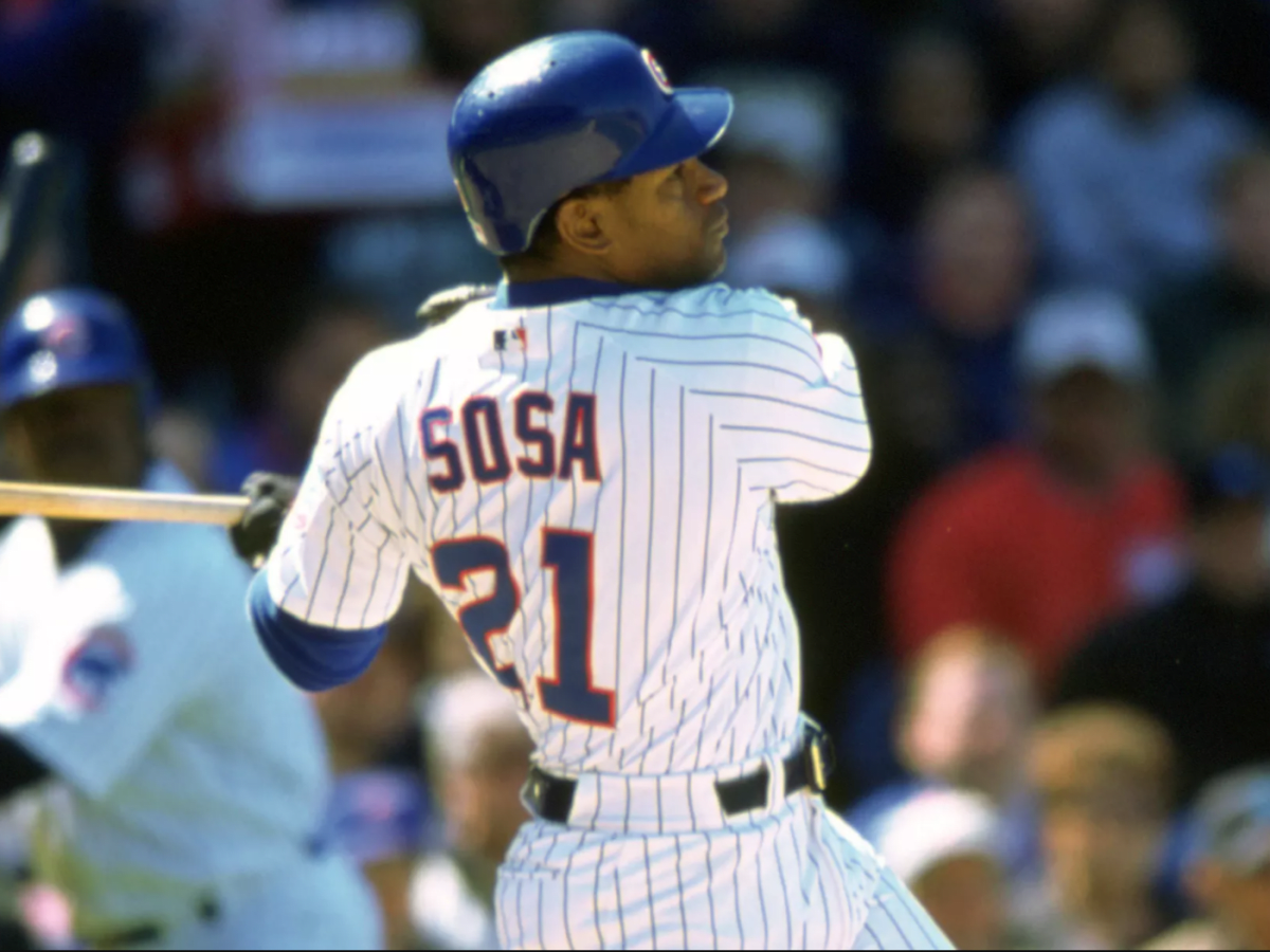 Timeless Sports on X: (2001) The Sammy Sosa hop. Iconic.   / X