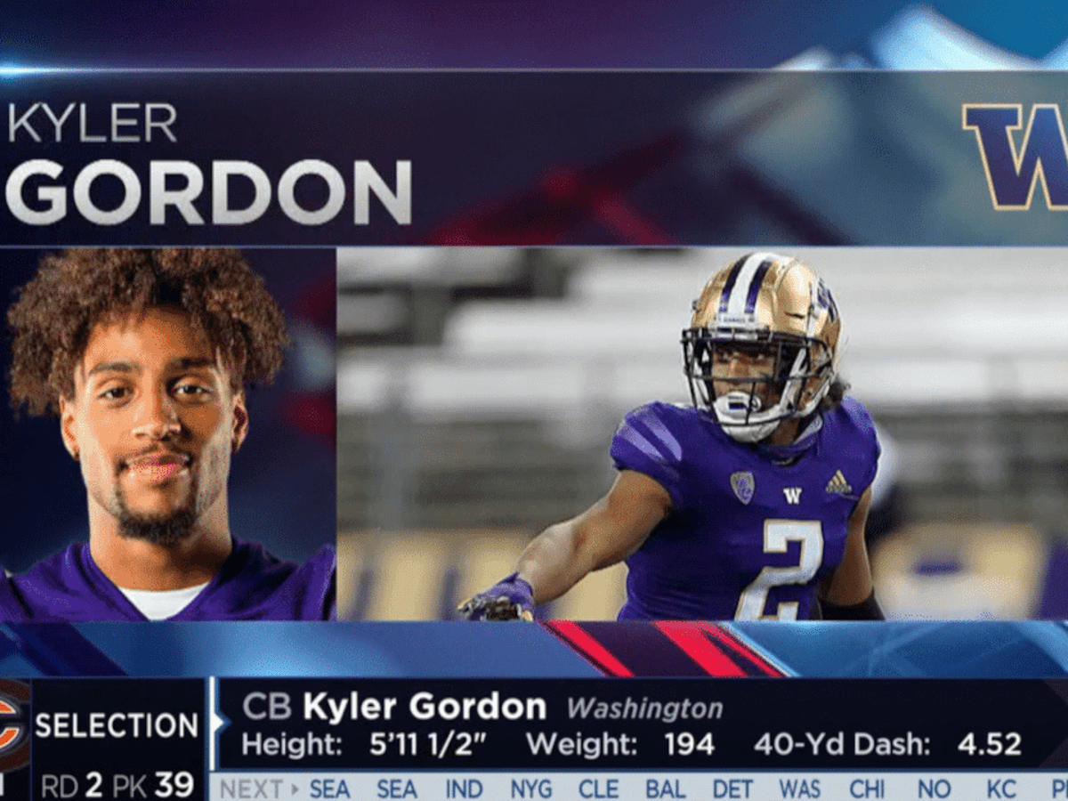 Bears Select CB Kyler Gordon With 39th Pick In 2022 NFL Draft - On